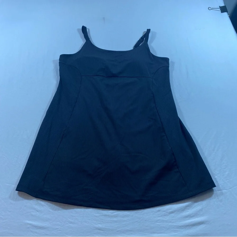 Avia Black Mini Dress Athletic Wear Women’s Large 12-14 Spandex adjustable Strap - Picture 8 of 10